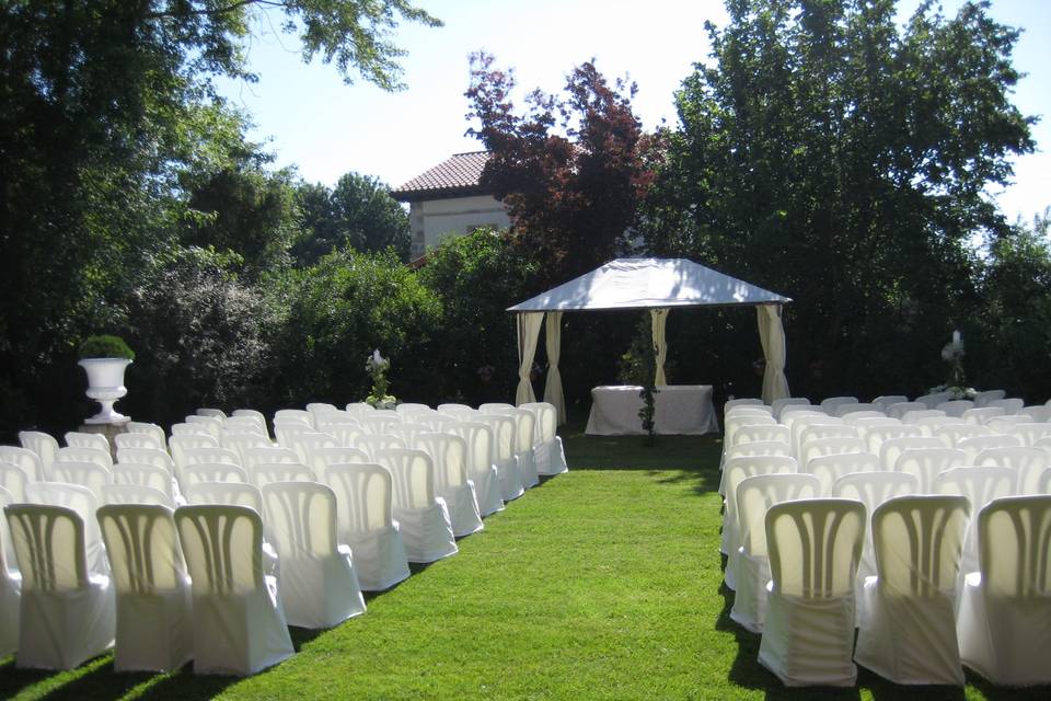 Boda en jardín