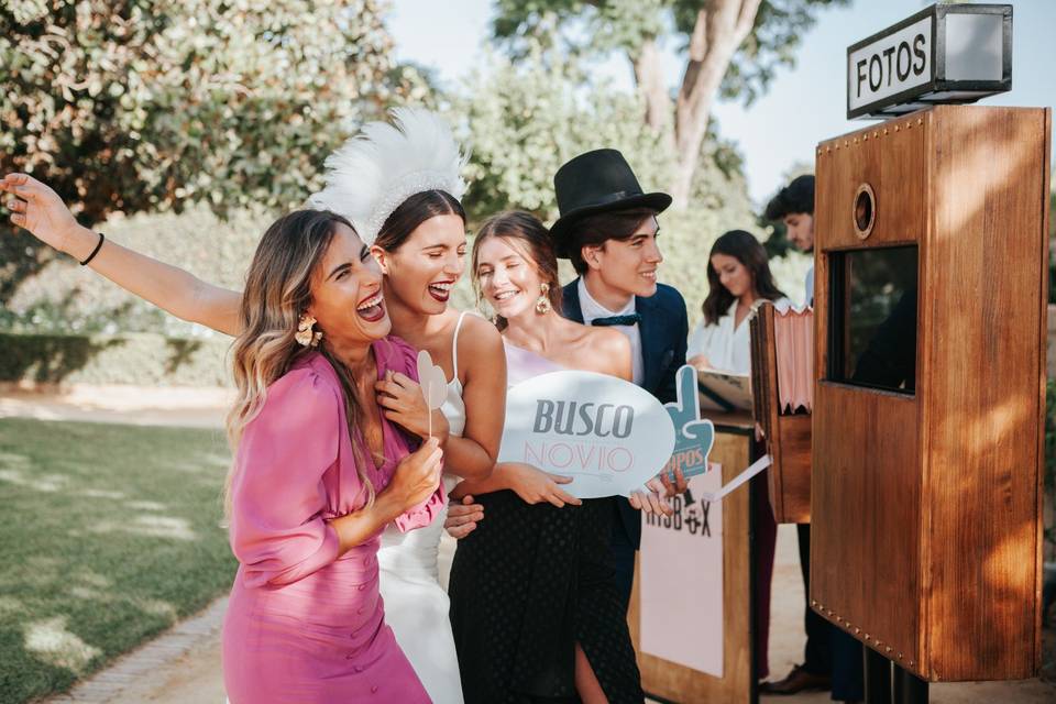 Vintage photo booth