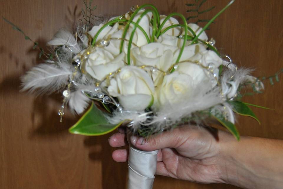 Ramo de novia con orquídeas