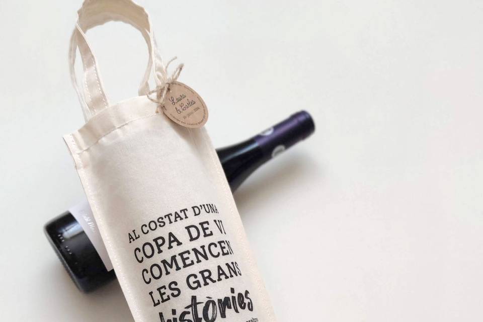 Bolsa para vino historias