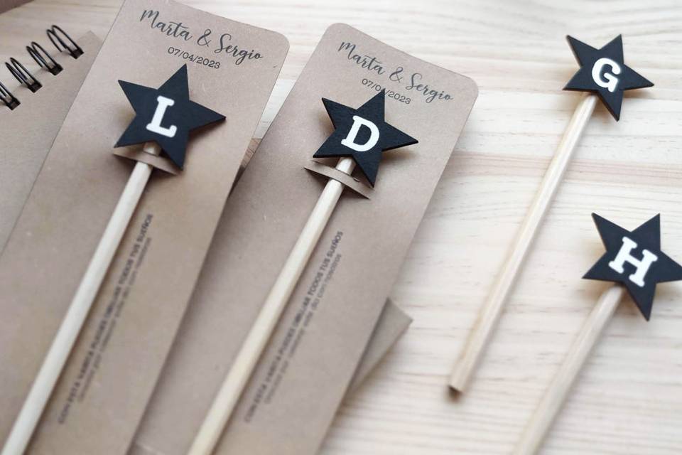 Lápices de madera personalizados