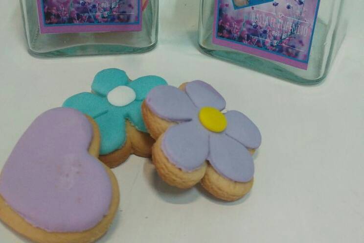 Tarro con galletas boda