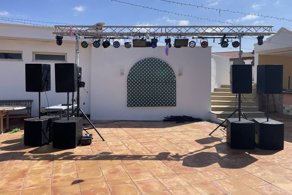 Equipo para boda