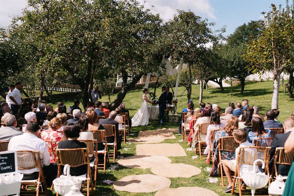 Ceremonia en el Jardín Manzanos