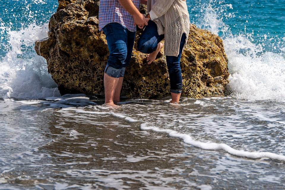 Preboda en playa La Rijana