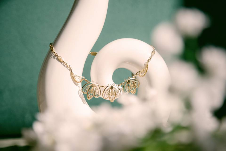 Detalle joyería de novia