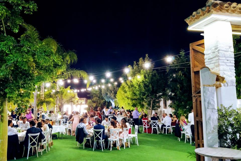 Boda en los jardines