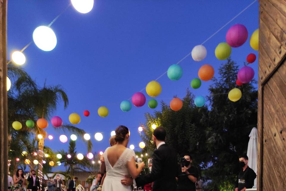 Boda en jardín