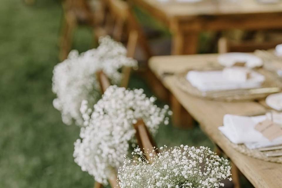 Decoration sillas