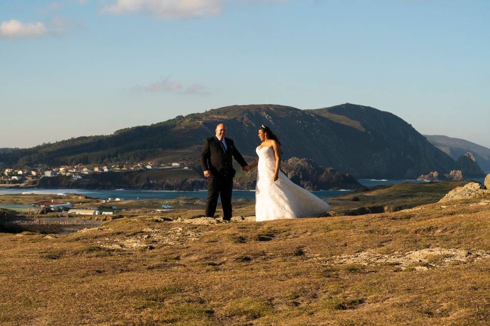 Juntos frente al mar