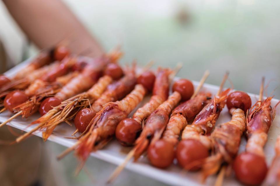 Pincho de gamba