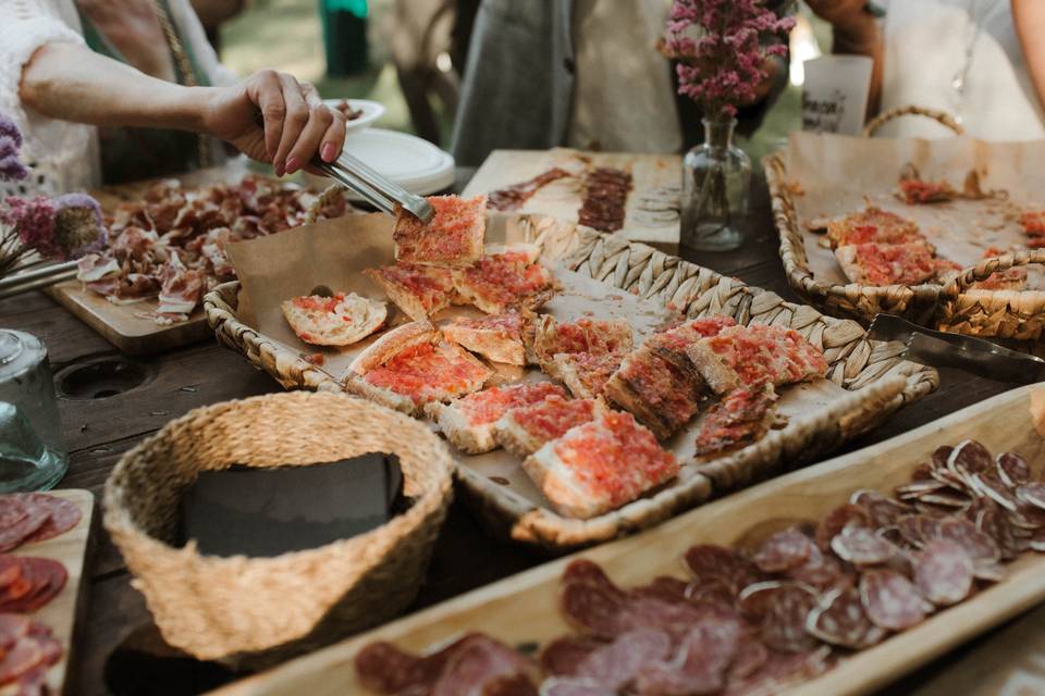 Mesa de embutidos