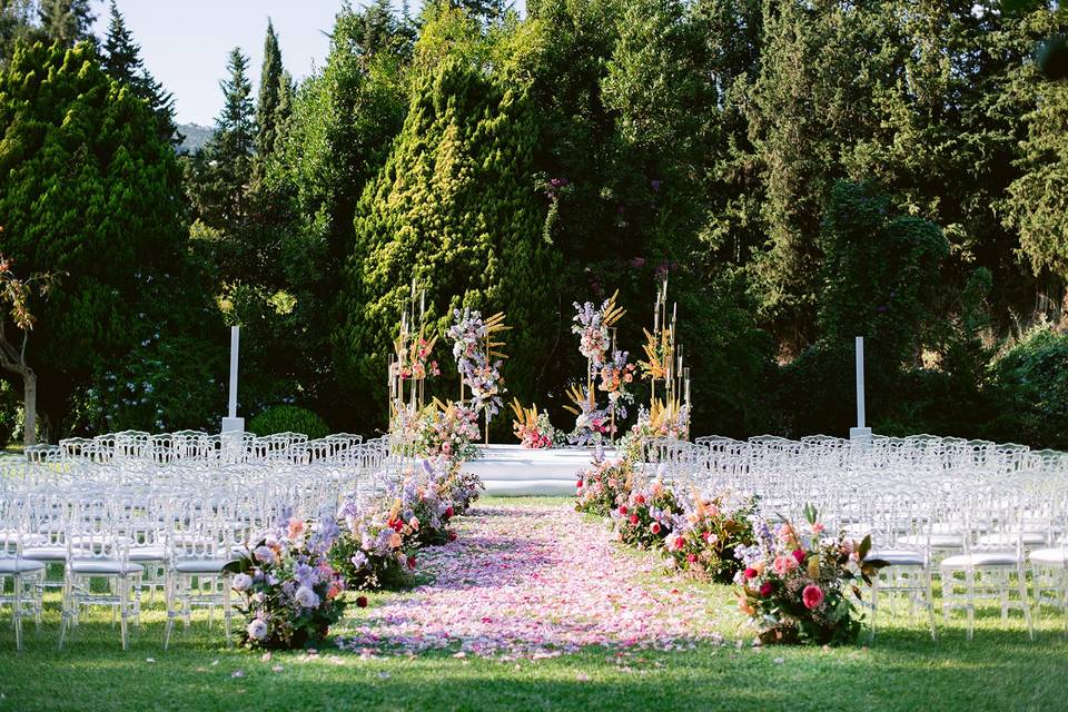 Jardín para ceremonias