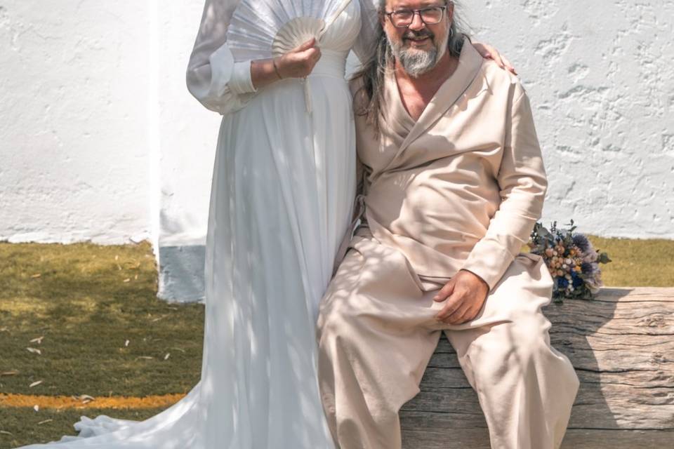 Sesión con los novios