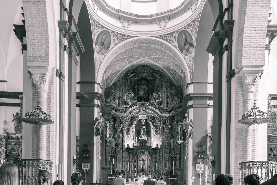 Novios e invitados