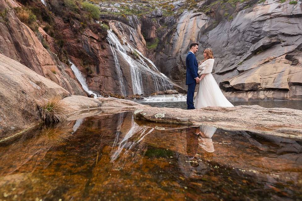 Postboda en Ézaro