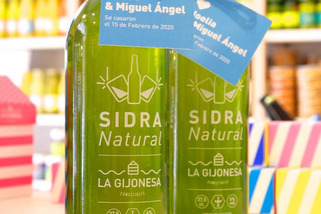 Sidra mini con tarjeta