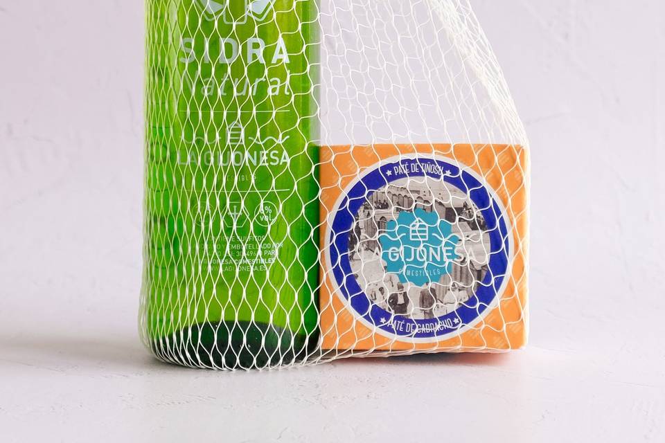 Mini Botella de sidra y Paté