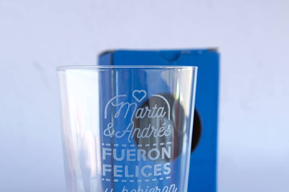 Vaso de Sidra personalizado