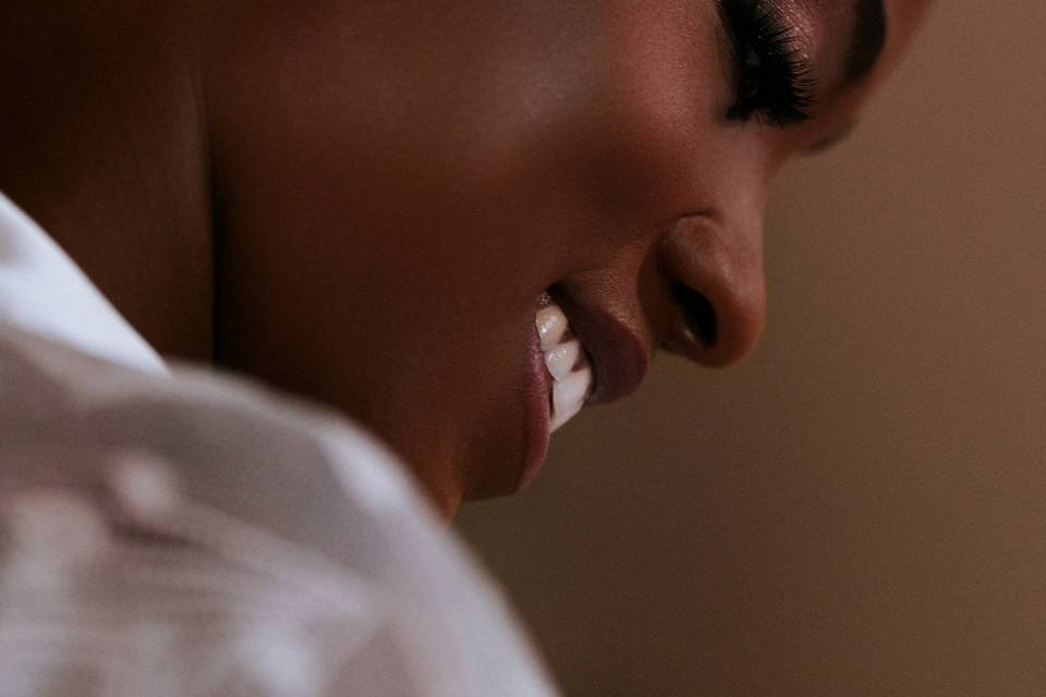 Sonrisas de la novia