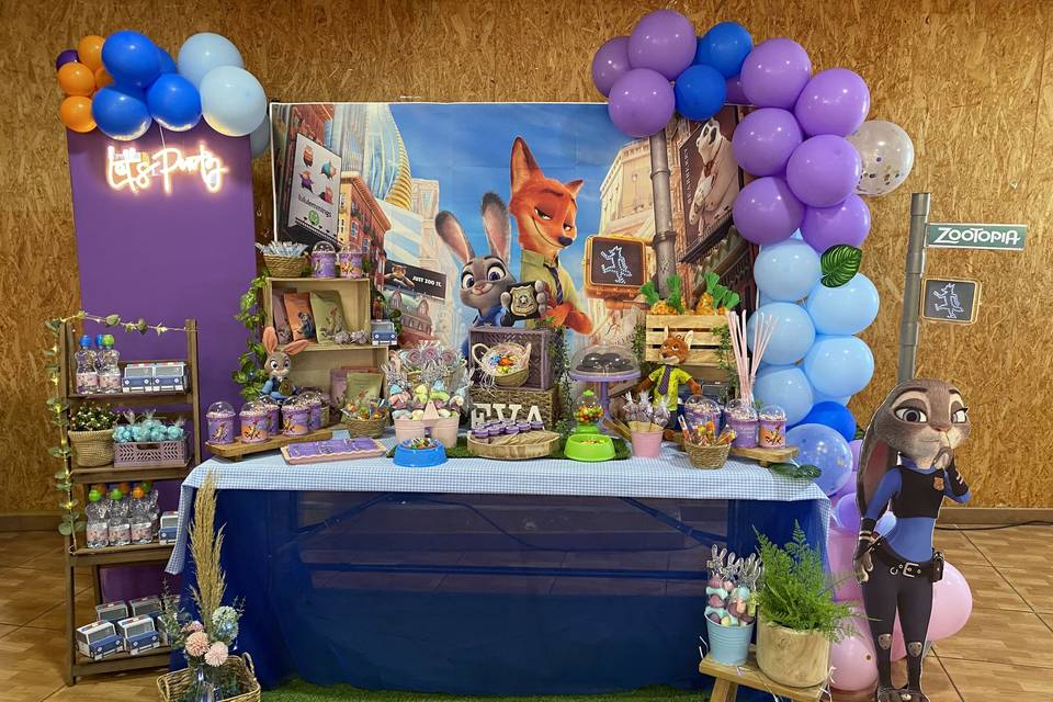 Mesa comunión zootropolis