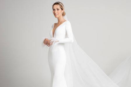 Vestidos de novia franc sarabia online 2020