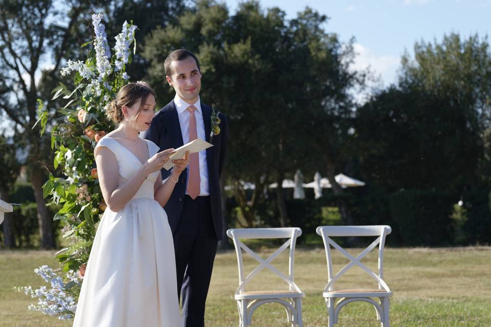 Boda en los jardines