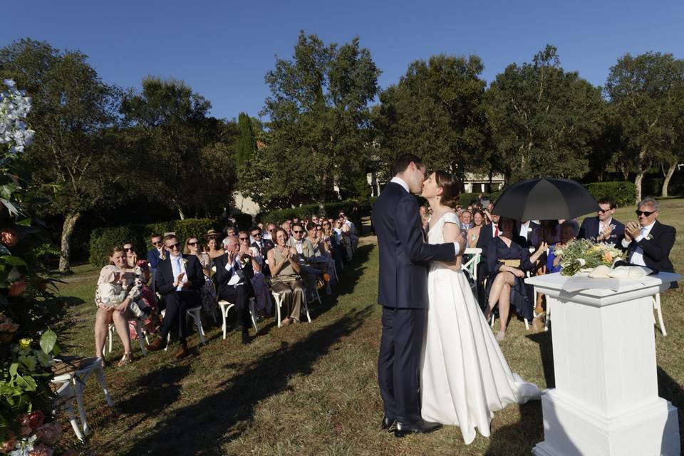 Boda en los jardines