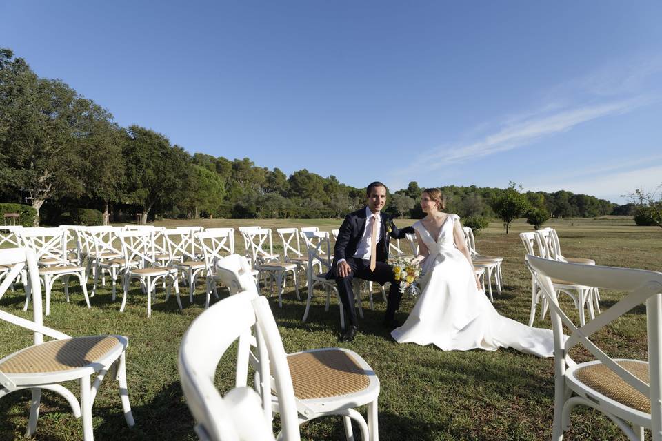Boda en los jardines