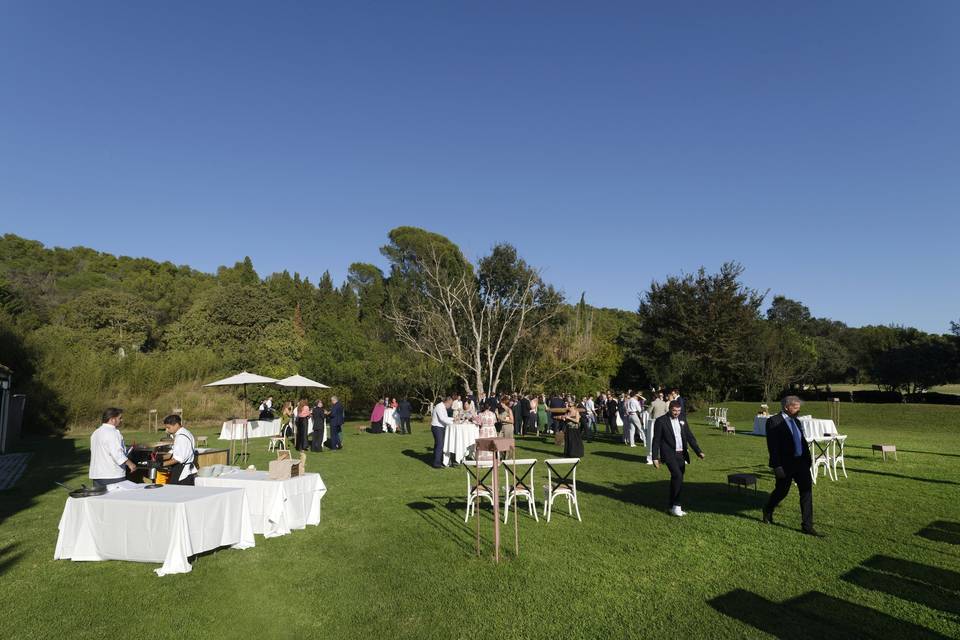 Boda en los jardines