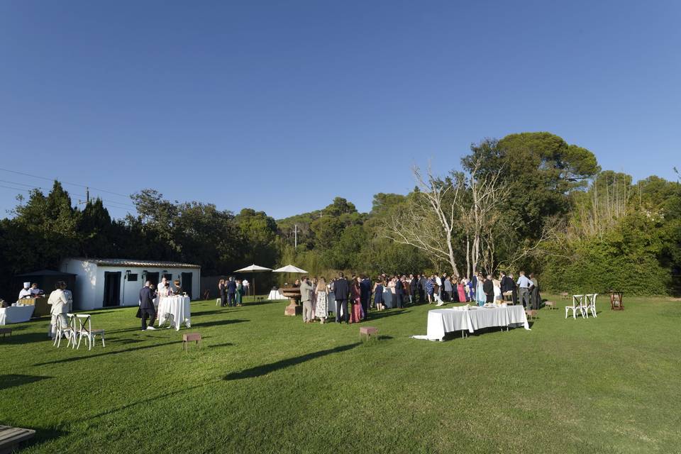 Boda en los jardines