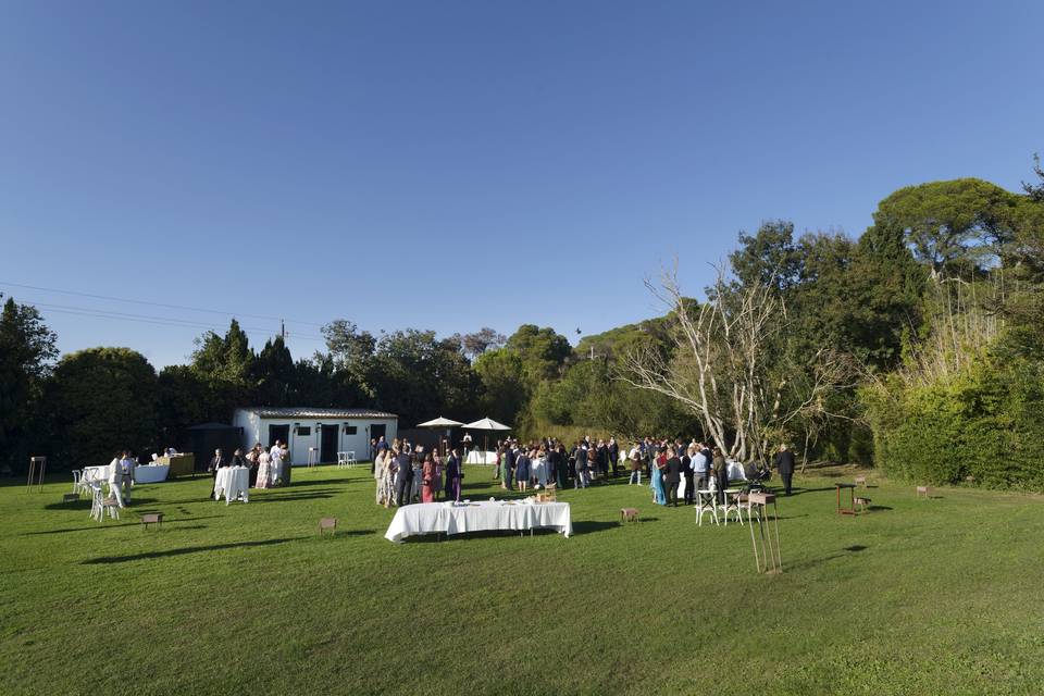 Boda en los jardines