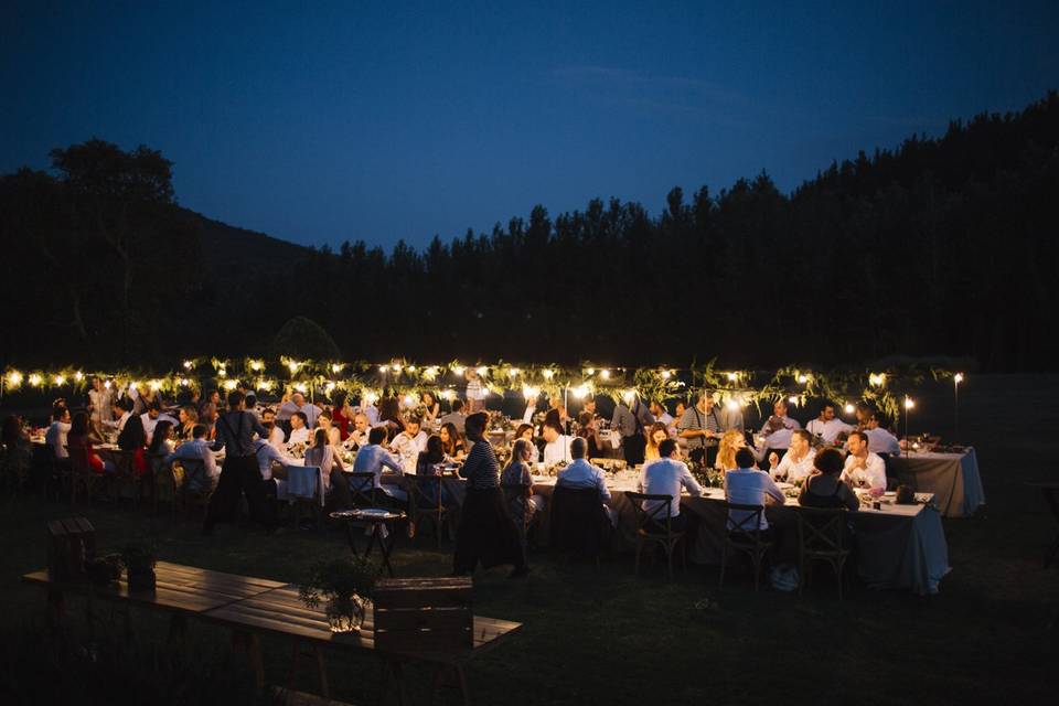 Ceremonia en el bosque