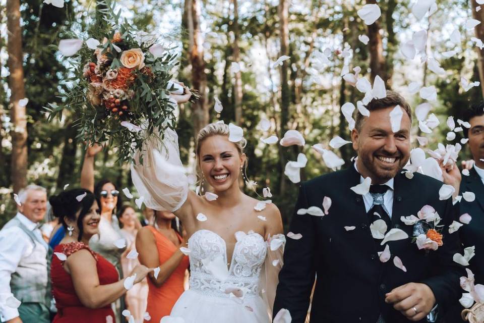 Ceremonia en el bosque