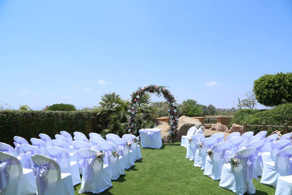 Ceremonia en jardín