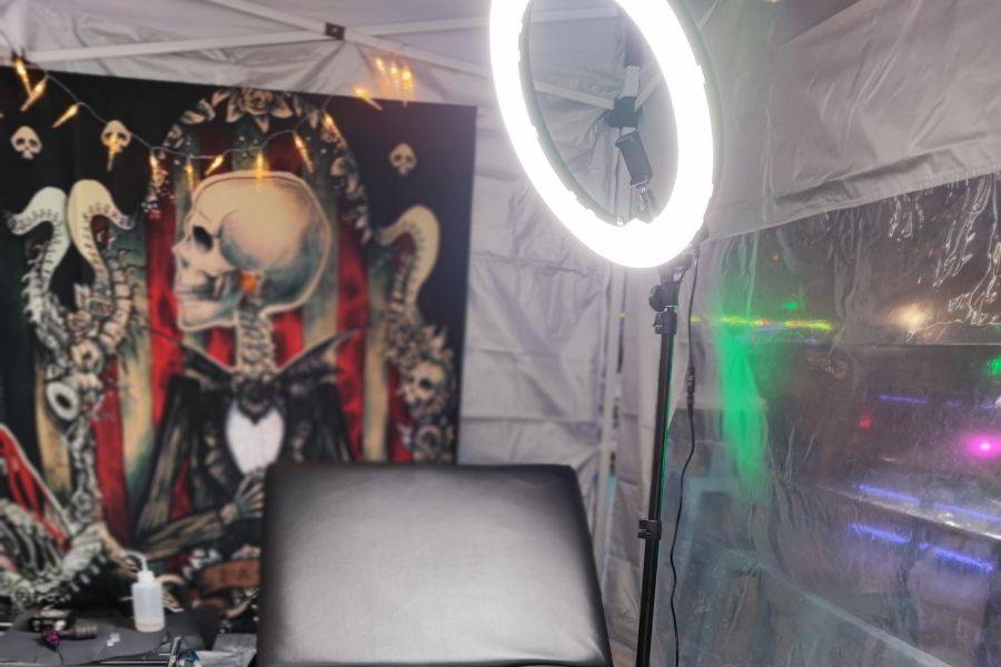 Interior carpa tattoo