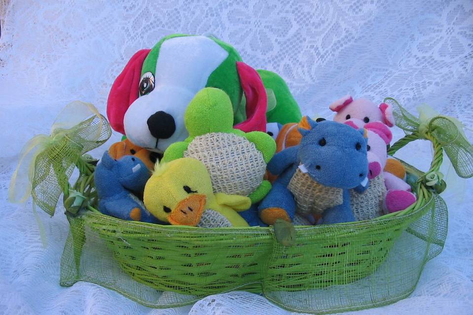 Peluches para los pequeños de la celebración