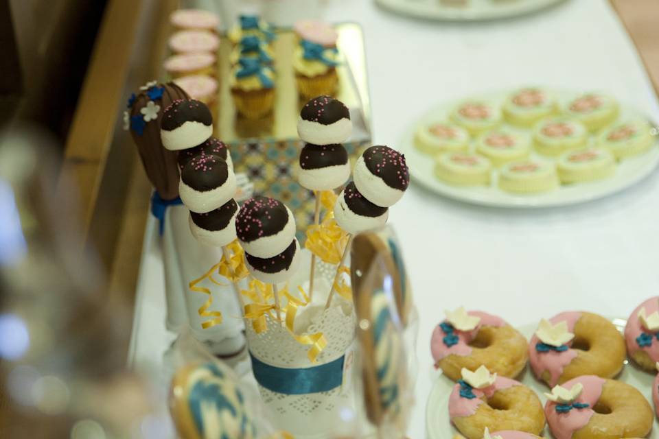 Detalle de mesa de chuches