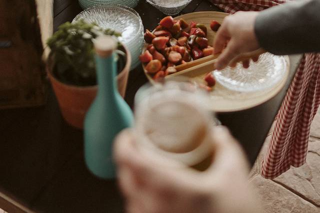Mesa de tomate almeriense
