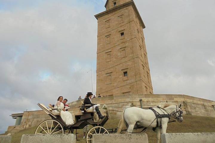 Boda Coruña, Torre de Hércules