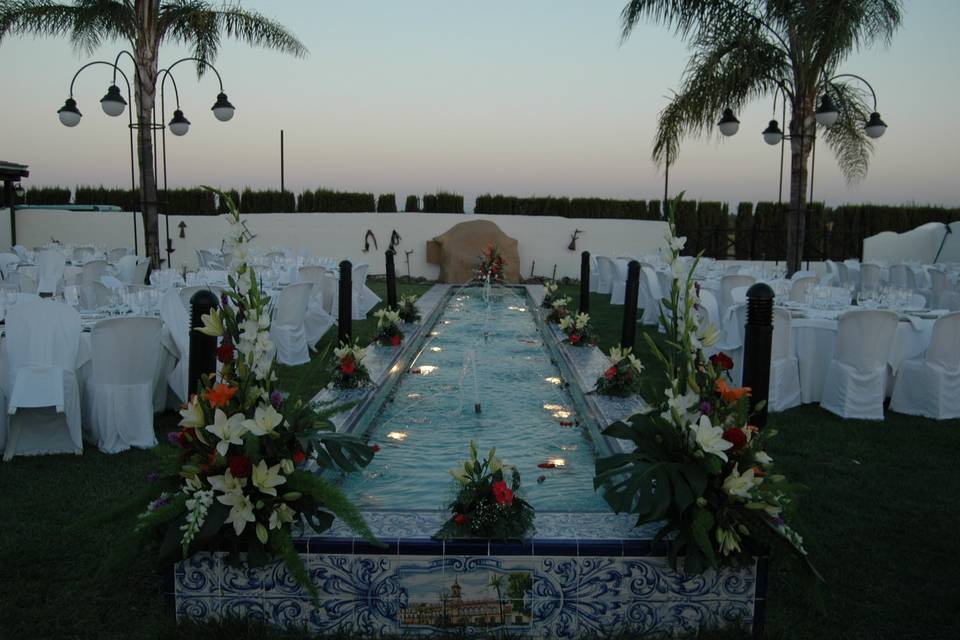 Decoración entornos de la boda