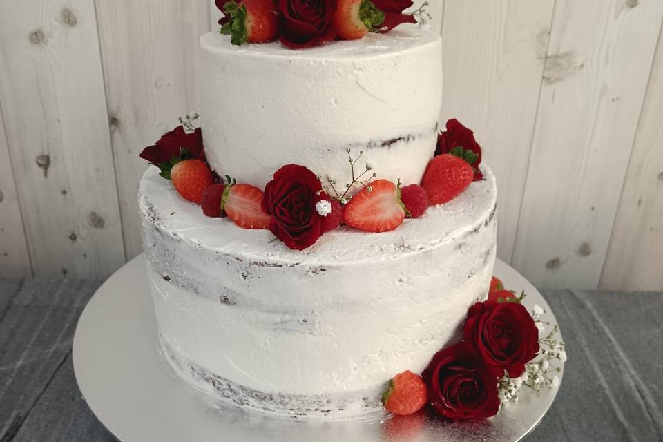 Tarta con frutas