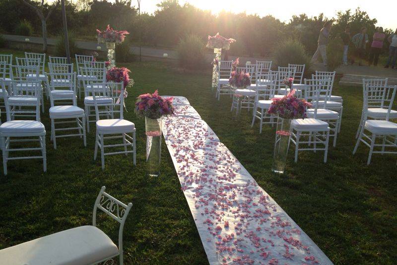 Alfombra para la ceremonia