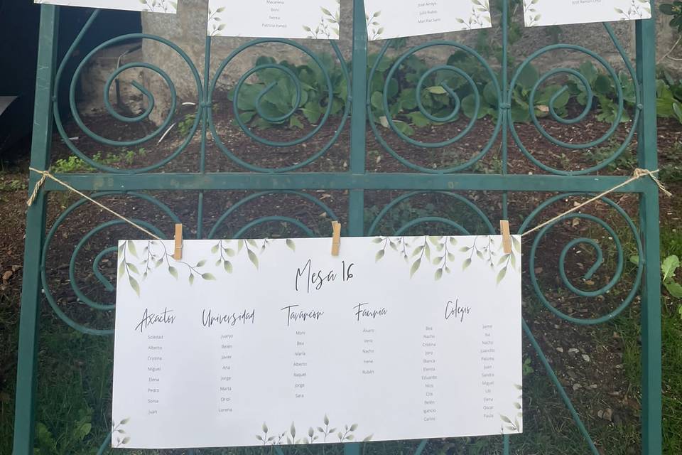 SEATING PLAN