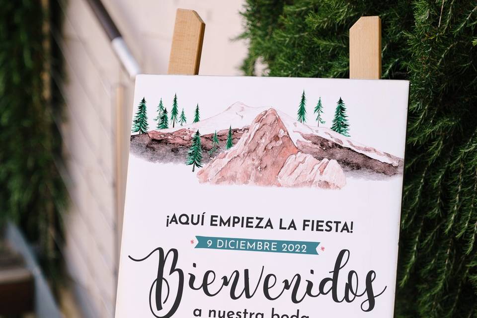 CARTELES BIENVENIDA