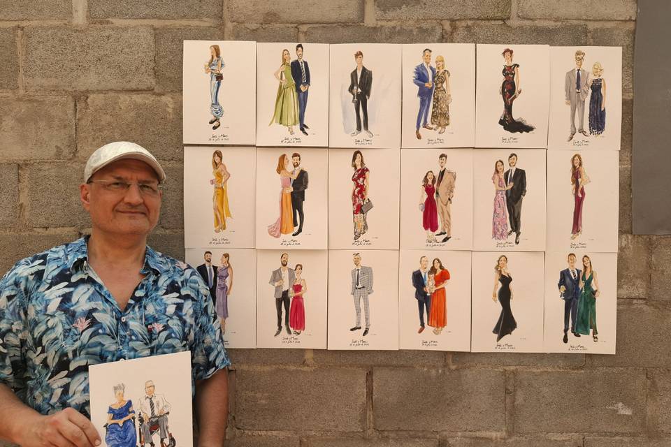 Oliba acuarelas estilo moda