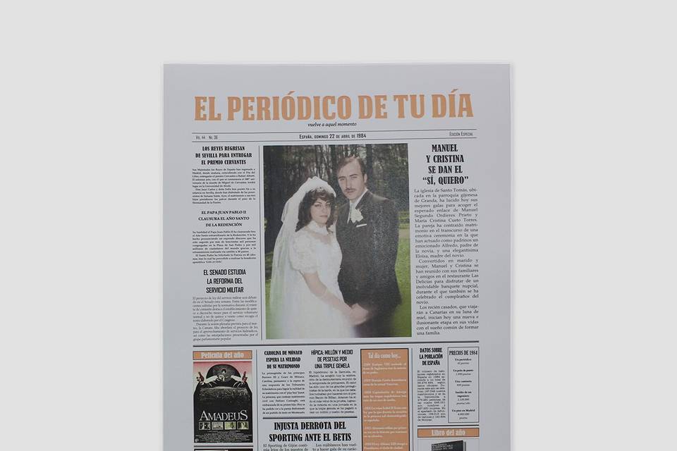 Portada en naranja