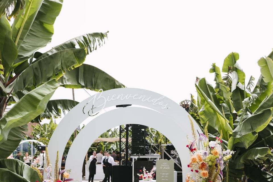 Arco bienvenida