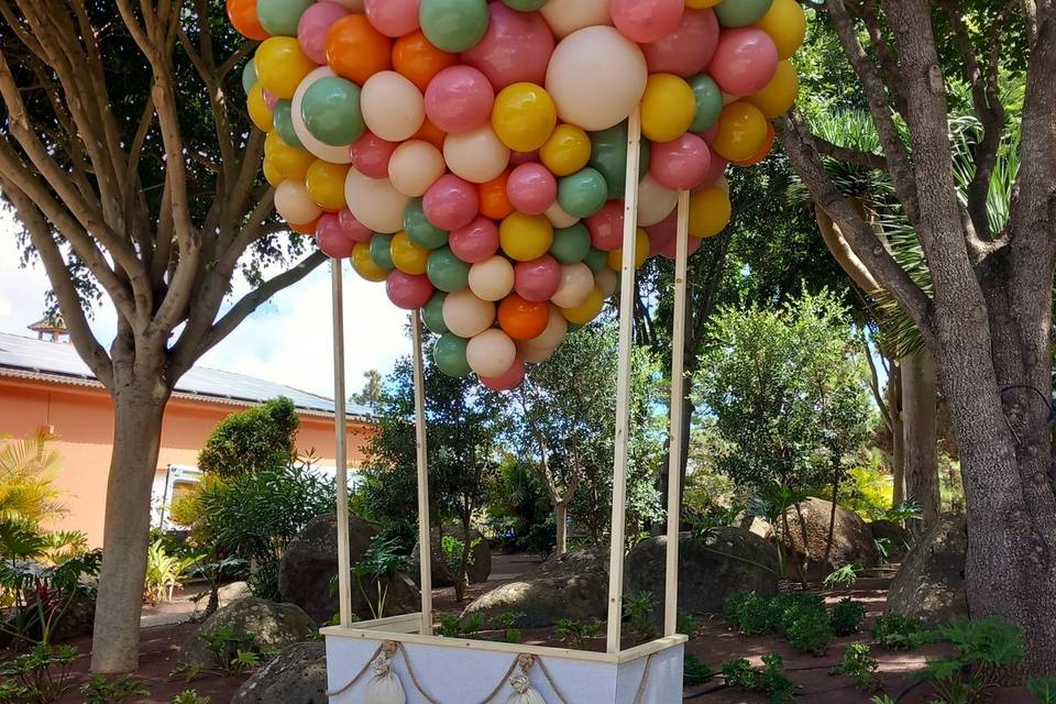 Photocall globo aerostatico