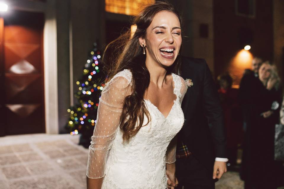Salida de los novios